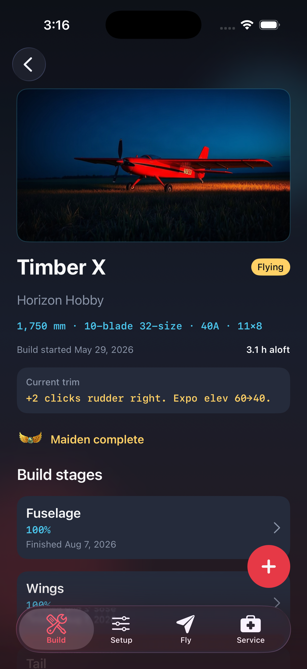Timber X build profile